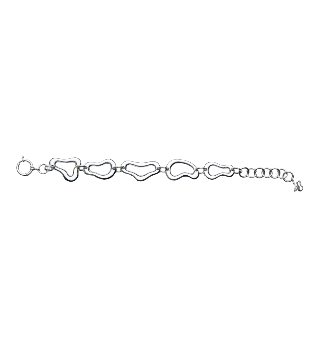 FLOWFORM CHAIN BRACELET