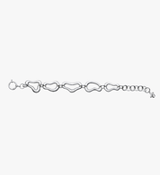 FLOWFORM CHAIN BRACELET